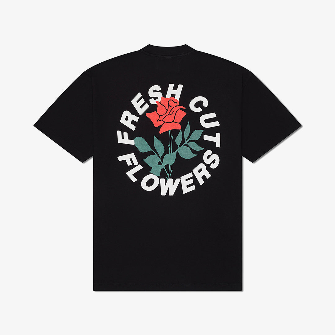 Portland Rose Logo Tee - Black