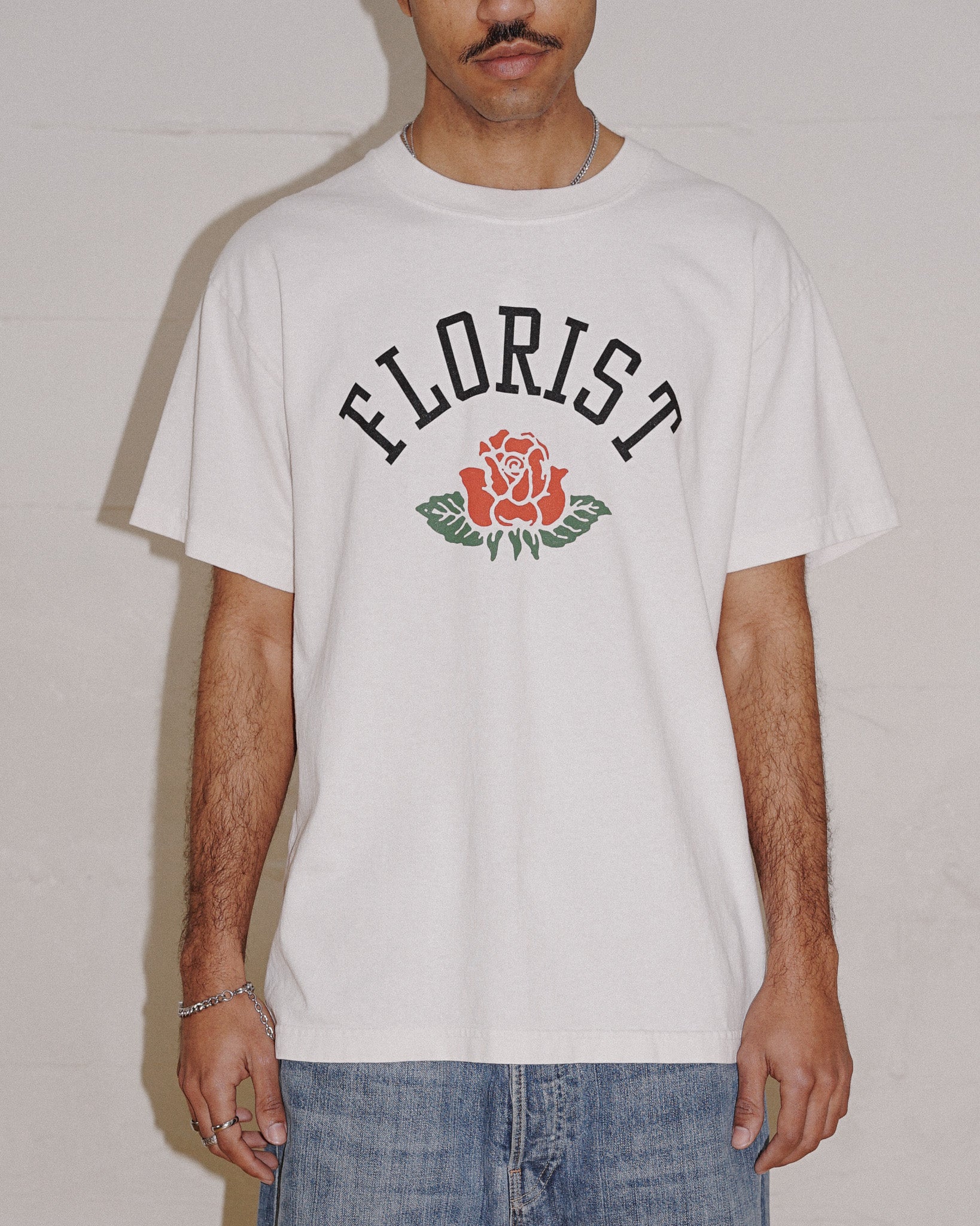 Off white hot sale rose shirt