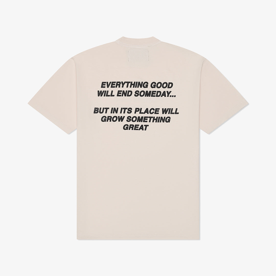 Great Phrase Tee - Creme