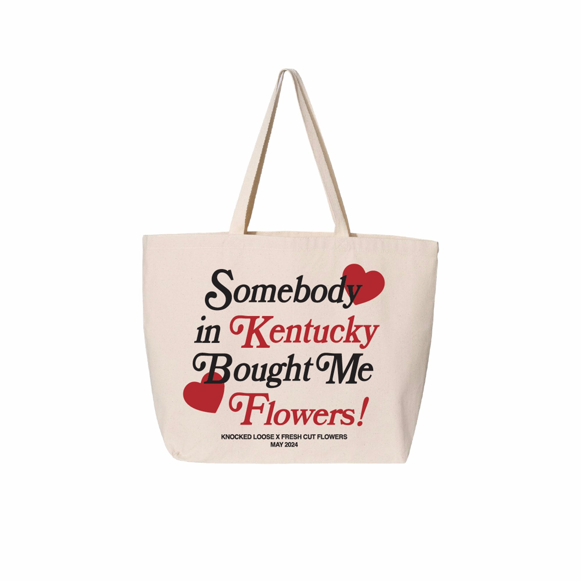 Kentucky Flowers Canvas Tote