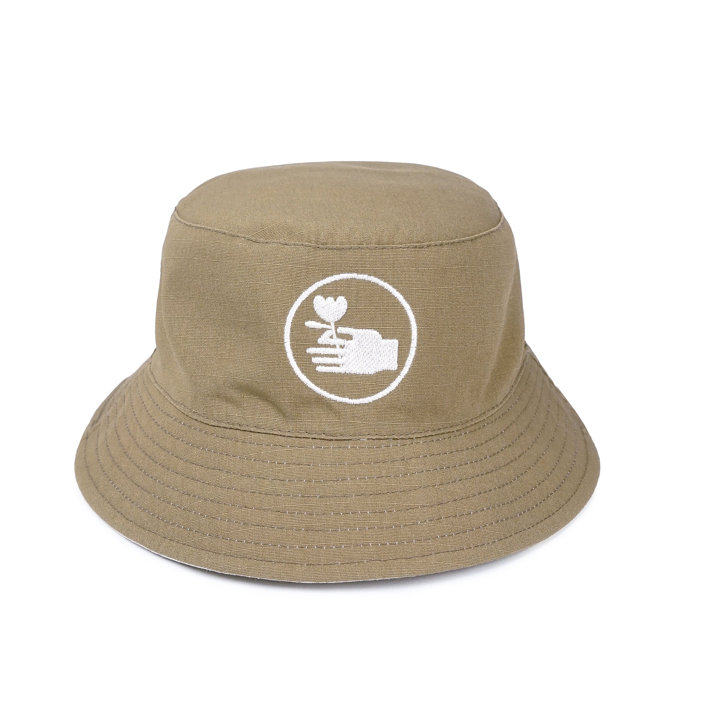 Reversible Logo Bucket - Coyote & Canvas