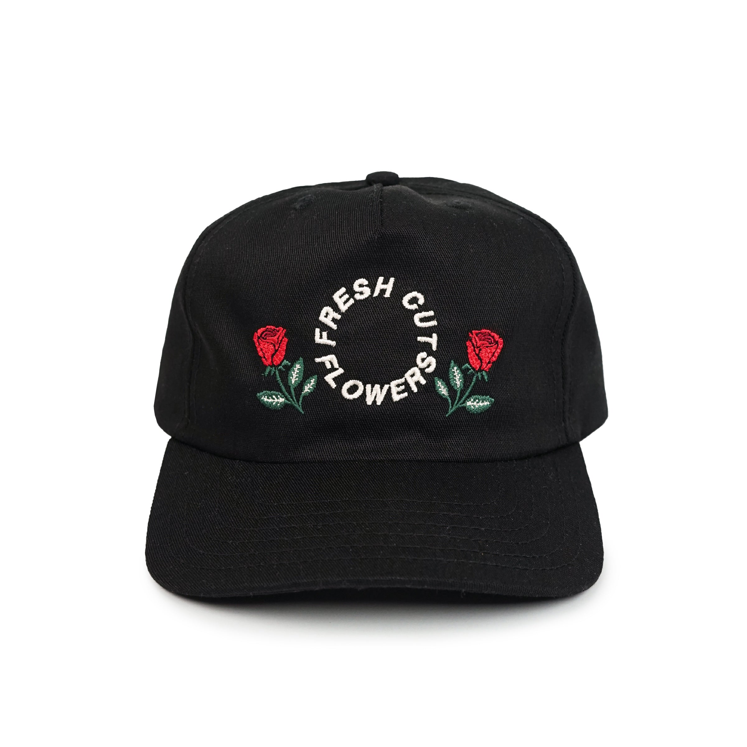 Two Rose Cap - Black