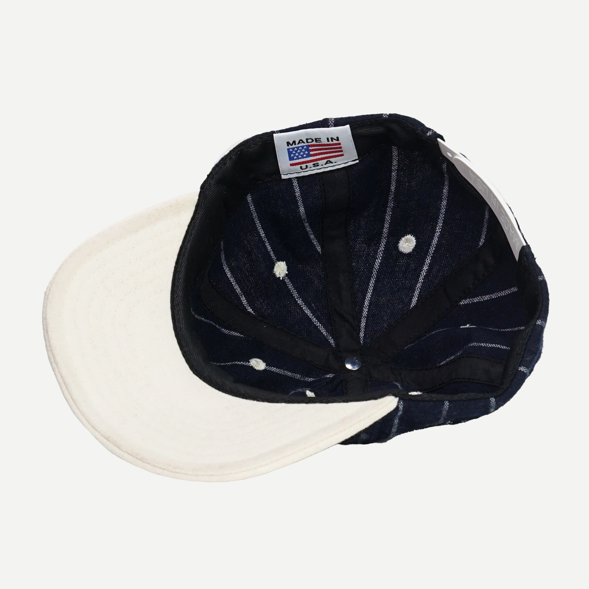 New York Icon Snapback - Navy & Off White