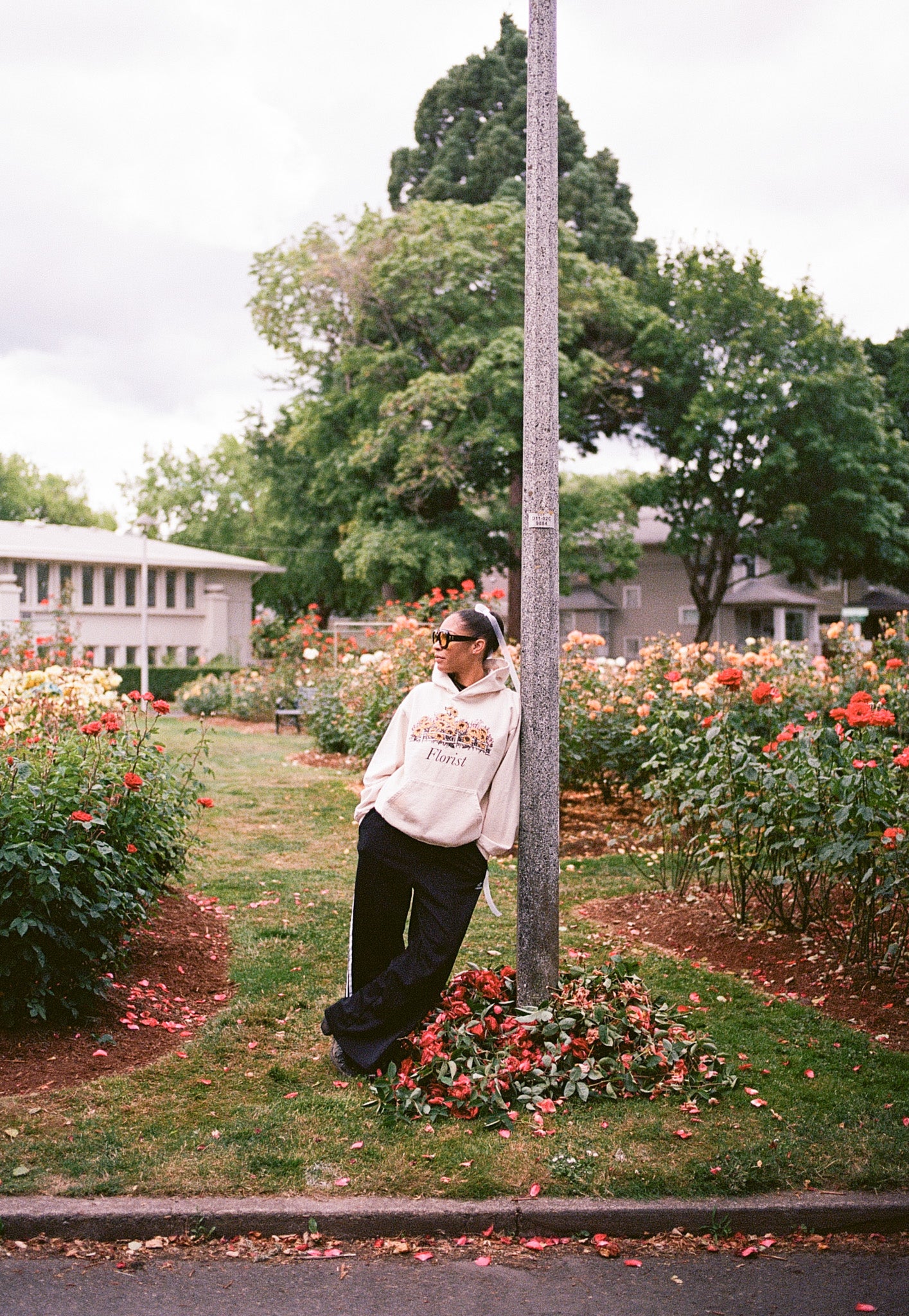 Fence Line Florist - Creme Hoodie