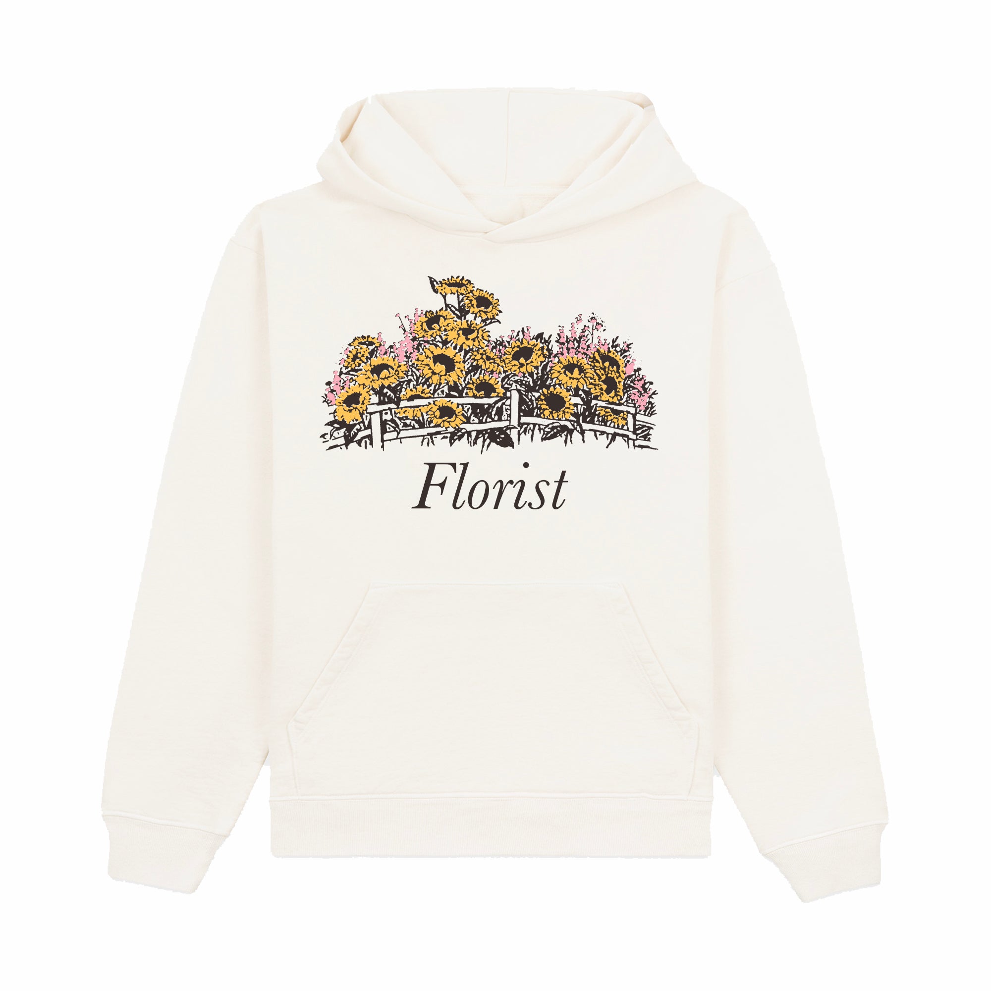 Fence Line Florist - Creme Hoodie