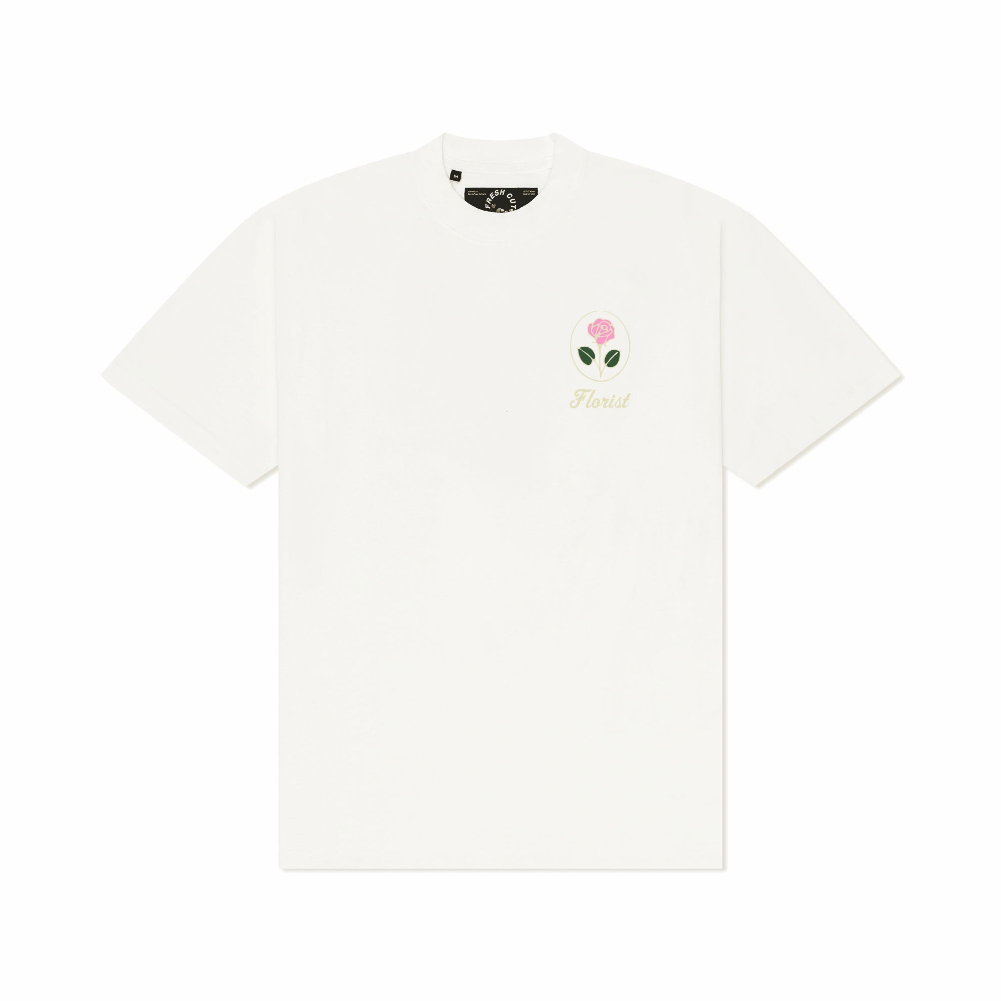 Oval Rose Tee - Creme