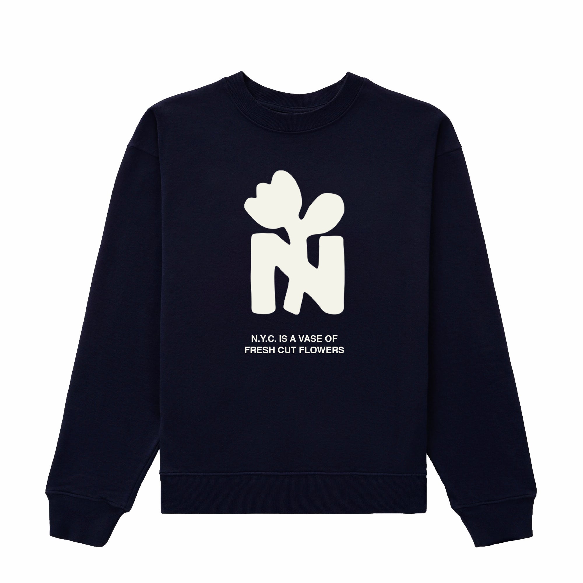 N.Y.C. Is A Vase - Dark Navy Sweatshirt