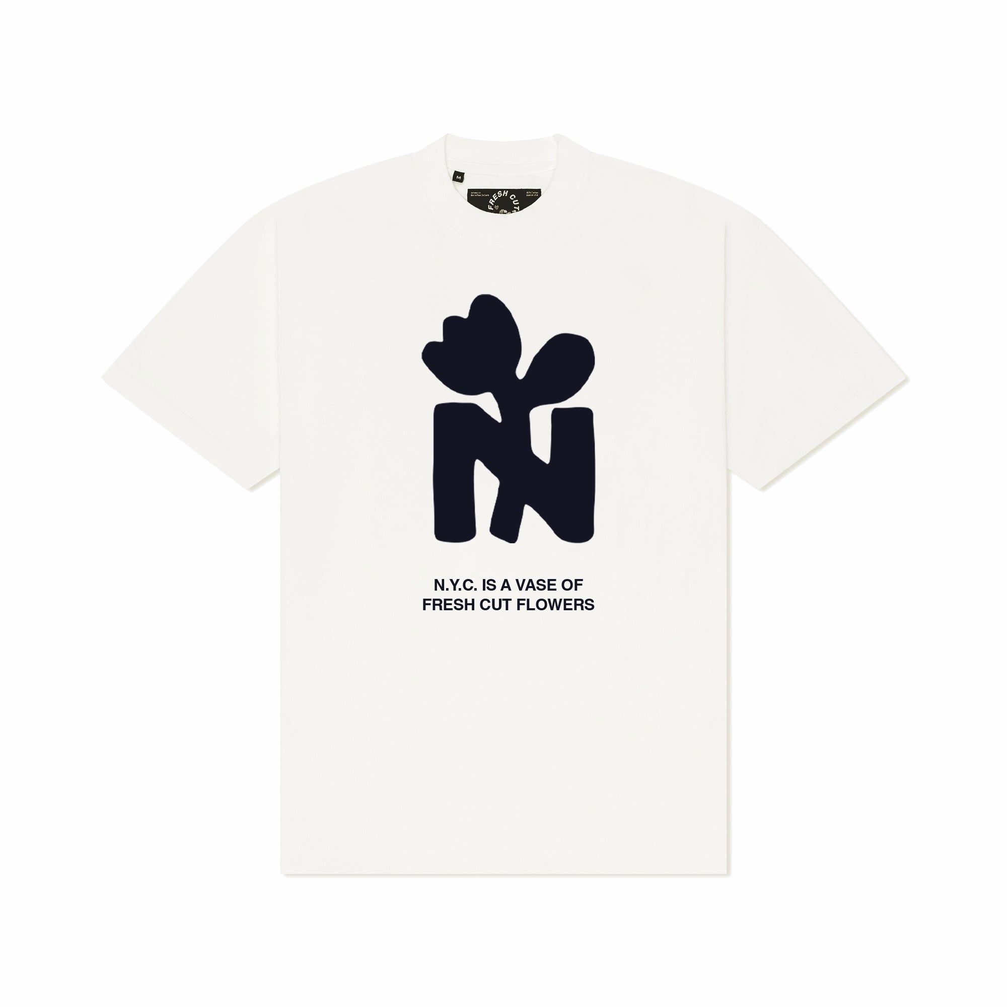 N.Y.C. Is A Vase - Off White Tee